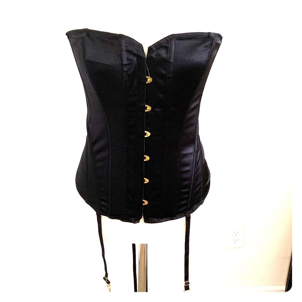 NWT Georgia Satin Corset Set - Frederick’s